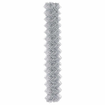 Chain Link Fence Silver 10 x 1.6 m Galvanised steel