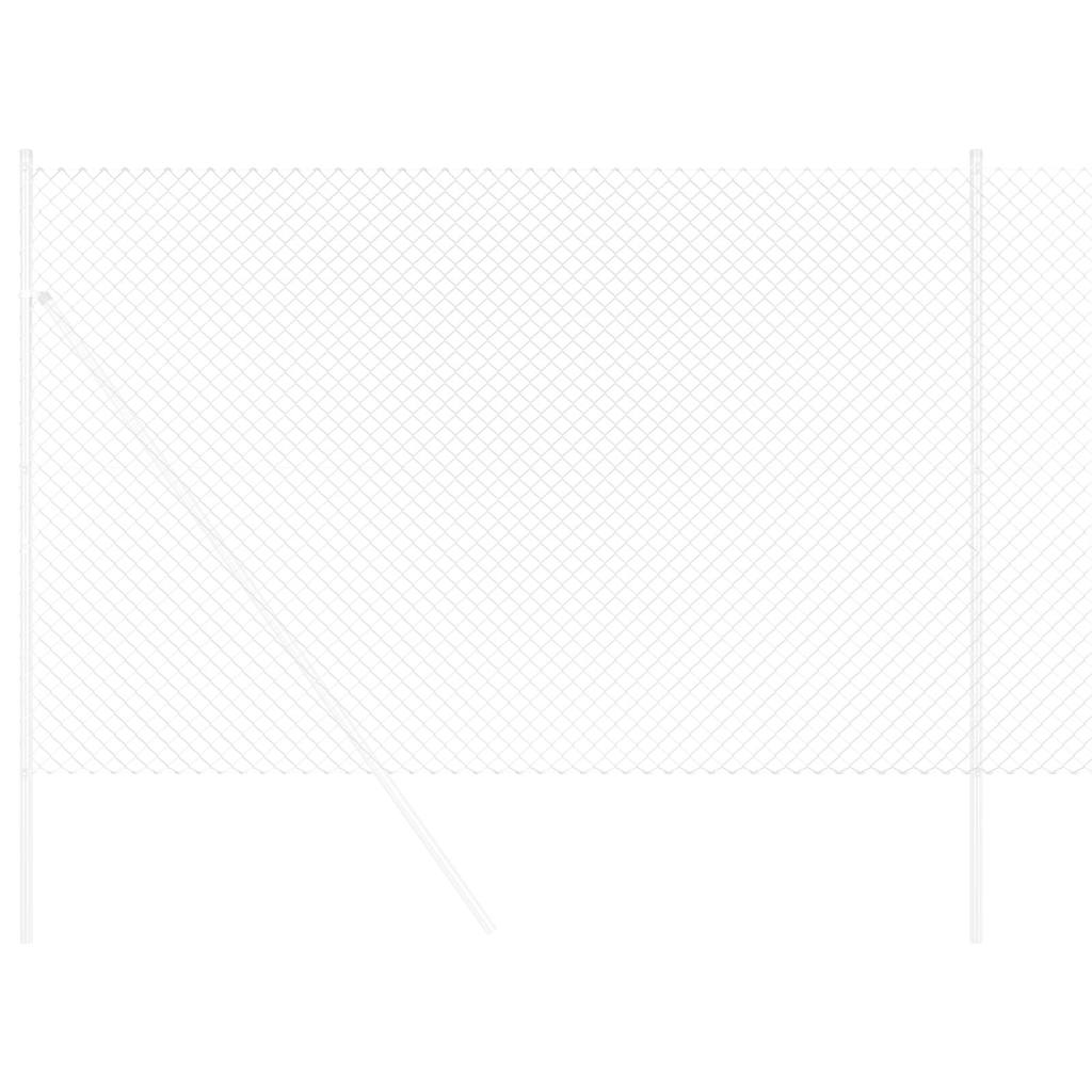 Chain Link Fence Silver 10 x 1.6 m Galvanised steel