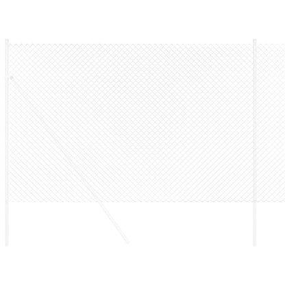 Chain Link Fence Silver 10 x 1.6 m Galvanised steel