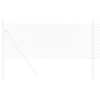 Chain Link Fence Silver 25 x 0.8 m Galvanised steel