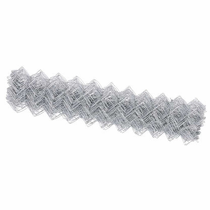 Chain Link Fence Silver 25 x 1.2 m Galvanised steel