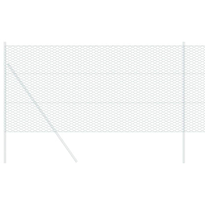 Hexagon Fence Green 1.4 x 25 m Steel