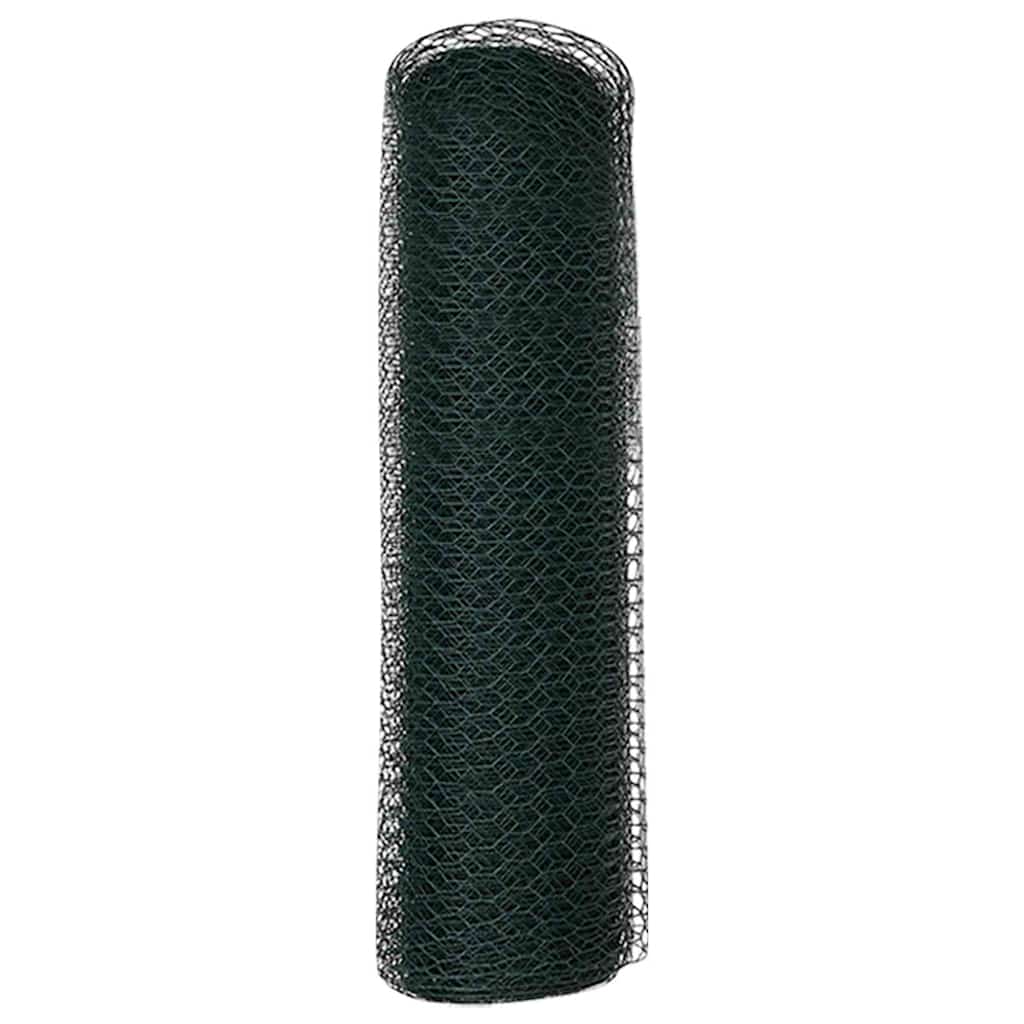 Hexagon Fence Green 0.6 x 50 m Steel