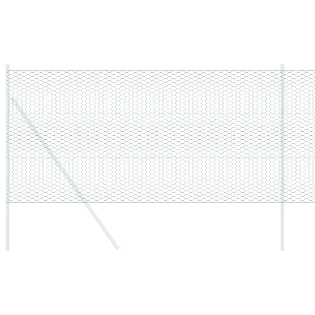 Hexagon Fence Green 1.2 x 50 m Steel