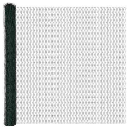 Hexagon Fence Green 1.5 x 50 m Steel