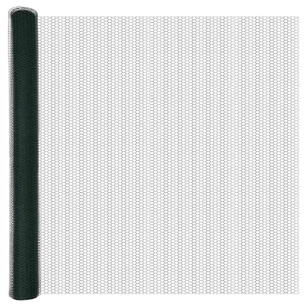 Hexagon Fence Green 1.6 x 50 m Steel