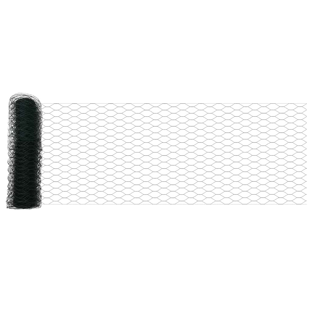 Hexagon Fence Green 0.5 x 100 m Steel