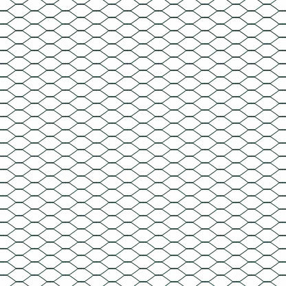 Hexagon Fence Green 1 x 100 m Steel