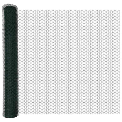 Hexagon Fence Green 1 x 100 m Steel