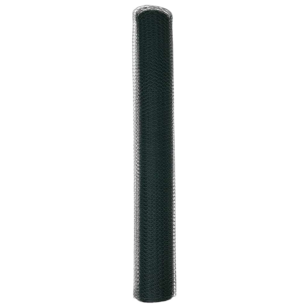 Hexagon Fence Green 1 x 100 m Steel