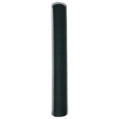Hexagon Fence Green 1 x 100 m Steel
