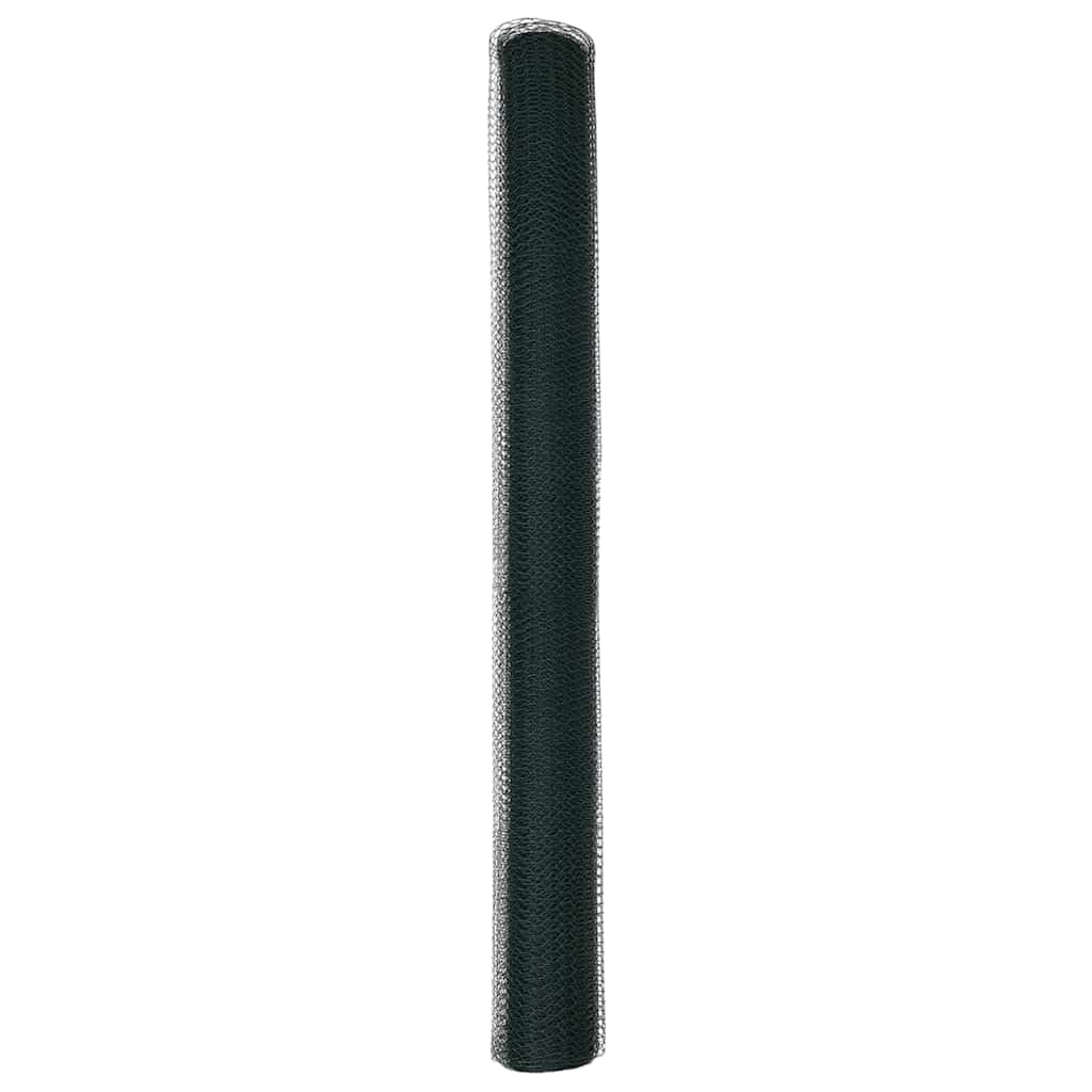 Hexagon Fence Green 1.5 x 100 m Steel