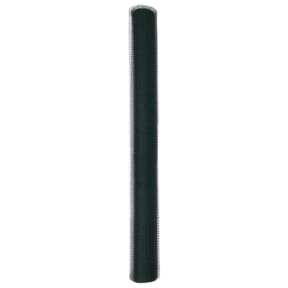 Hexagon Fence Green 1.5 x 100 m Steel