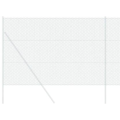 Hexagon Fence Green 1.5 x 100 m Steel