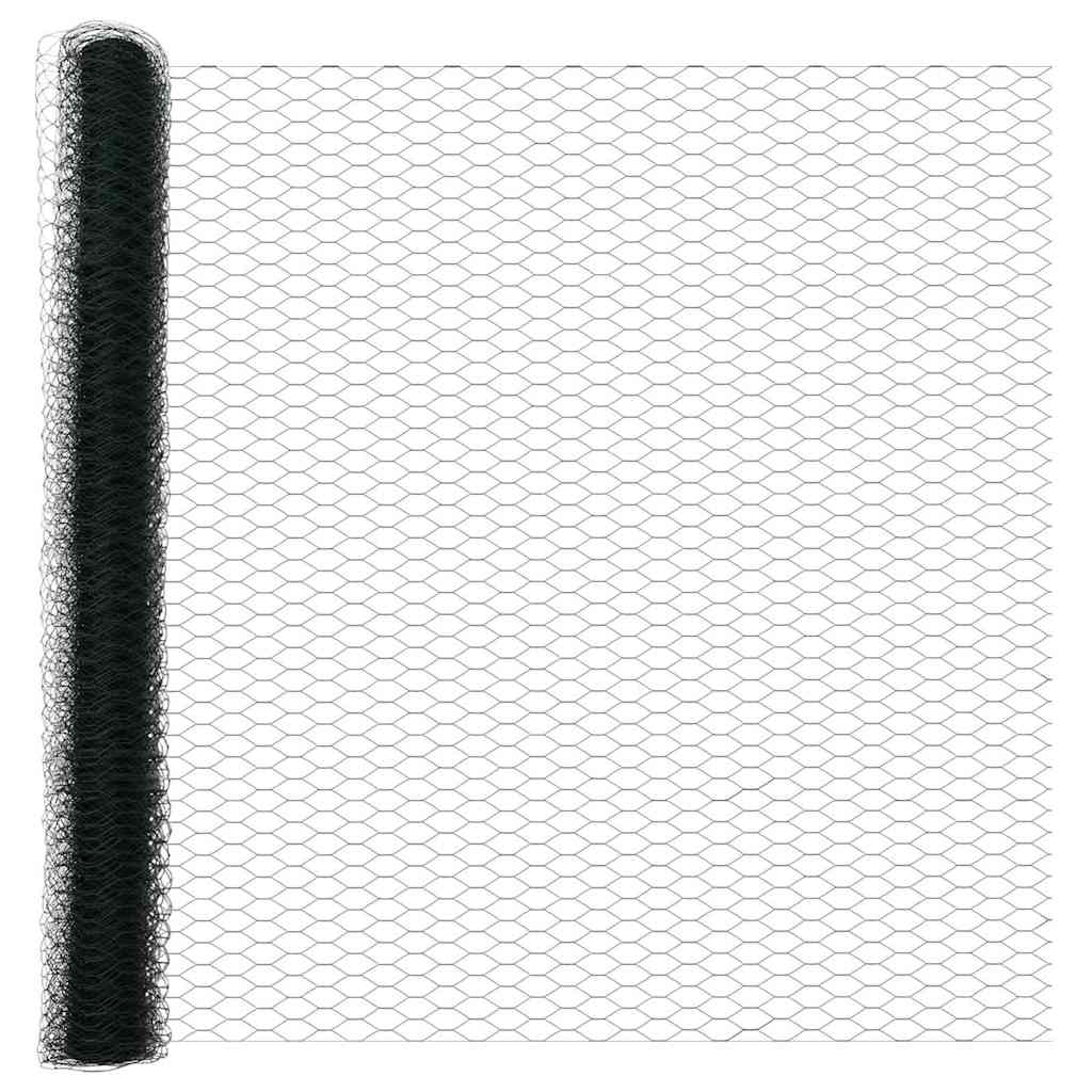 Hexagon Fence Green 1.6 x 100 m Steel