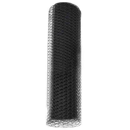 Hexagon Fence Grey 0.4 x 10 m Steel