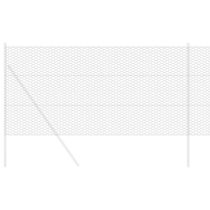 Hexagon Fence Grey 0.4 x 10 m Steel