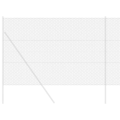 Hexagon Fence Grey 1.6 x 10 m Steel
