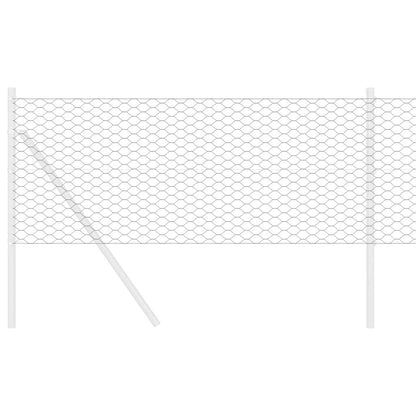 Hexagon Fence Grey 0.6 x 25 m Steel