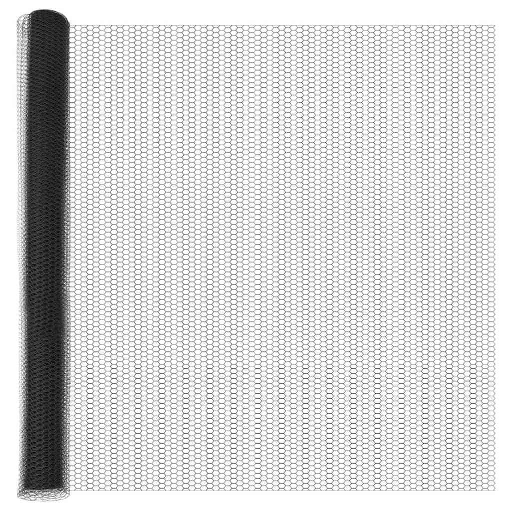 Hexagon Fence Grey 1.6 x 100 m Steel