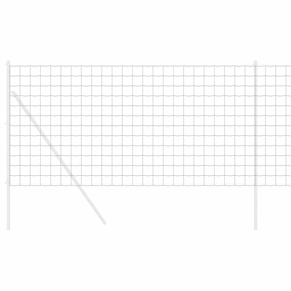 Hexagon Fence Silver 1 x 10 m Galvanised steel