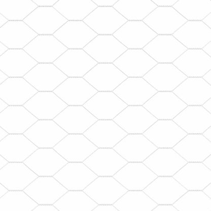 Hexagon Fence Silver 0.8 x 50 m Galvanised steel