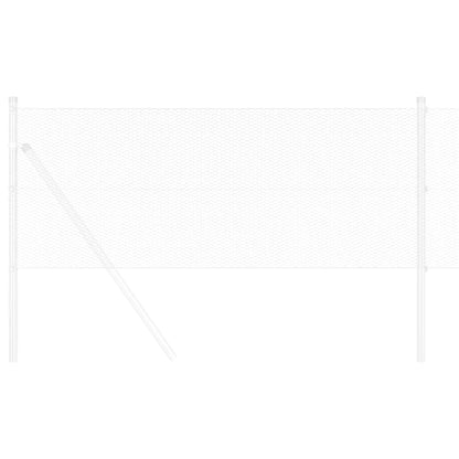 Hexagon Fence Silver 0.8 x 100 m Galvanised steel