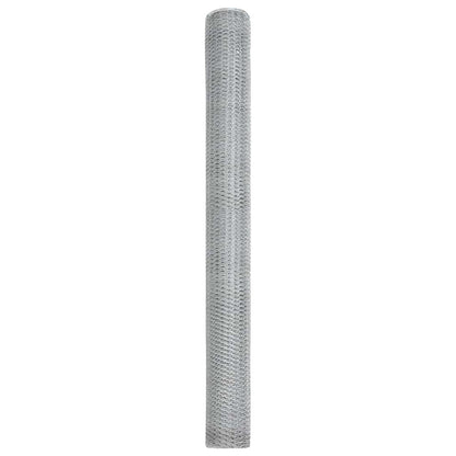 Hexagon Fence Silver 1.6 x 100 m Galvanised steel