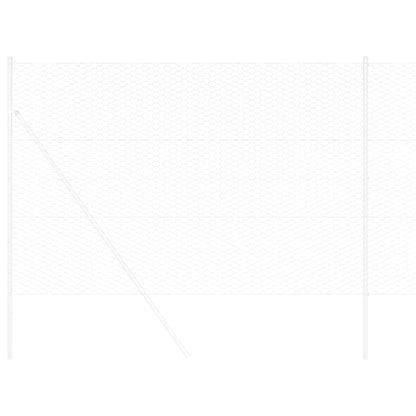 Hexagon Fence Silver 1.6 x 100 m Galvanised steel