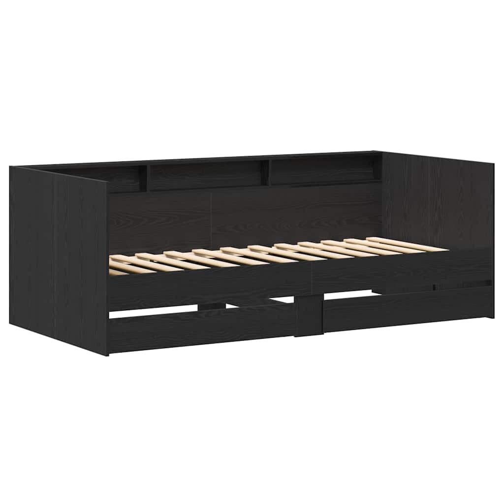 Day Bed Grey 90 x 200 cm Engineered wood