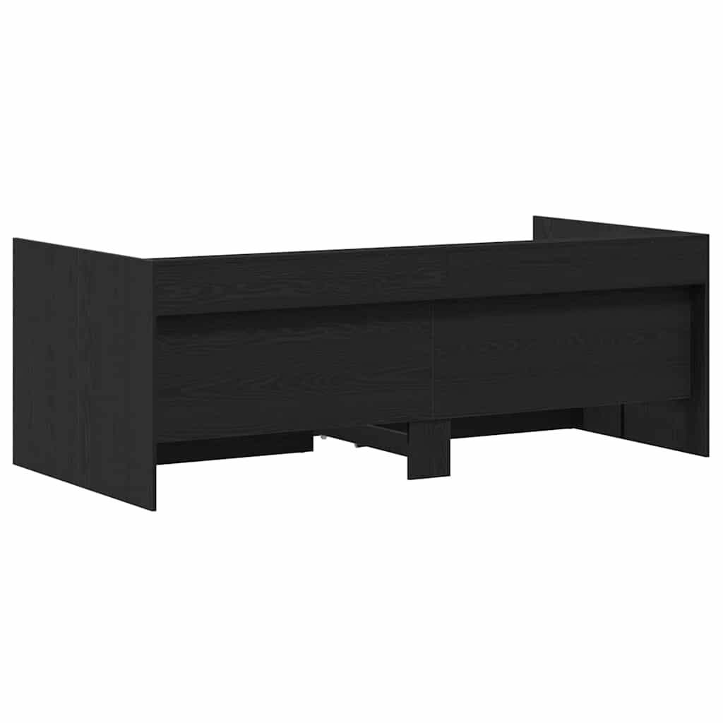 Day Bed Grey 90 x 200 cm Engineered wood