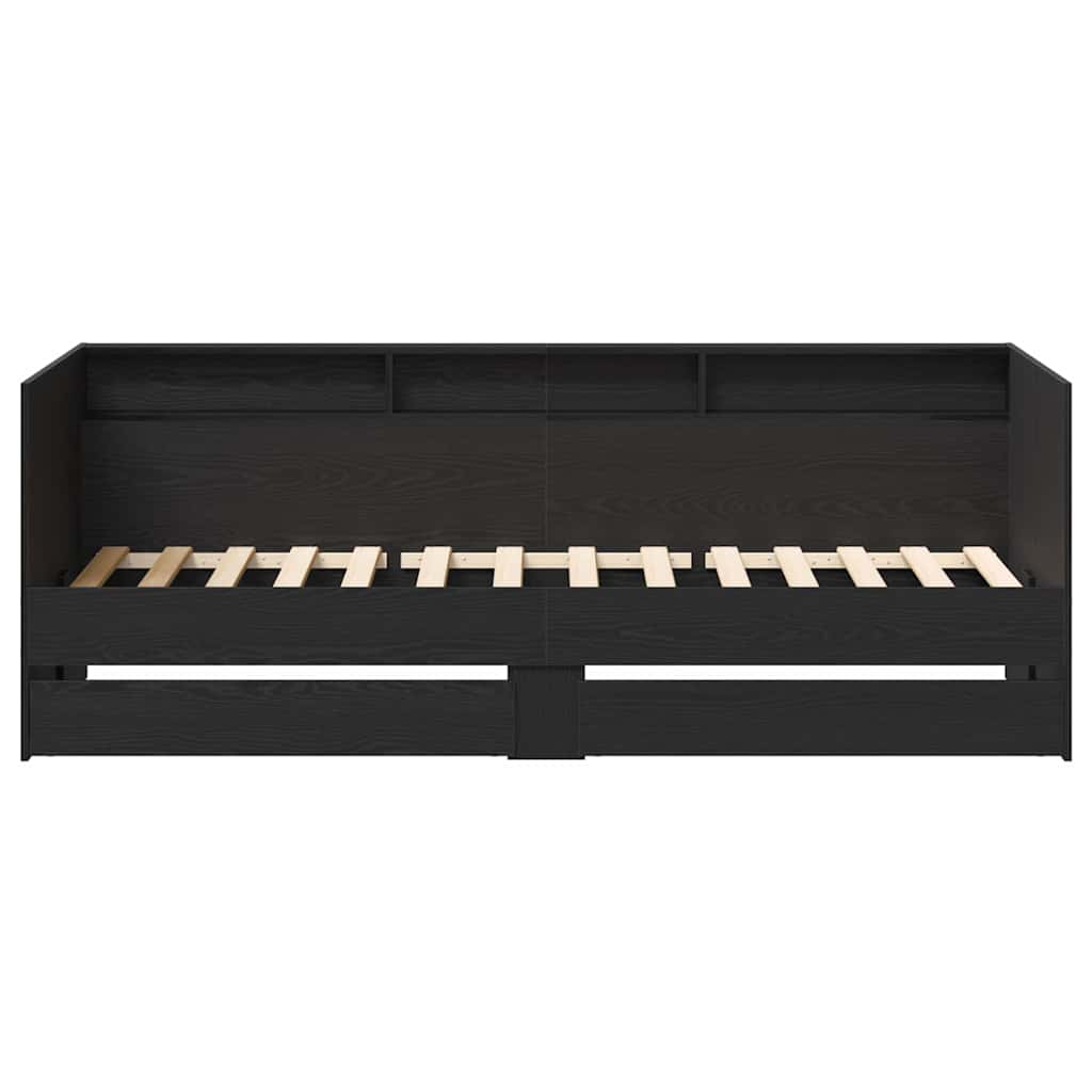 Day Bed Grey 90 x 200 cm Engineered wood