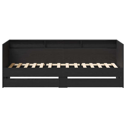 Day Bed Grey 90 x 200 cm Engineered wood