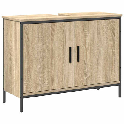 Bathroom Furniture Set with Shelf 3 pcs Brown 60 x 30 x 60 cm