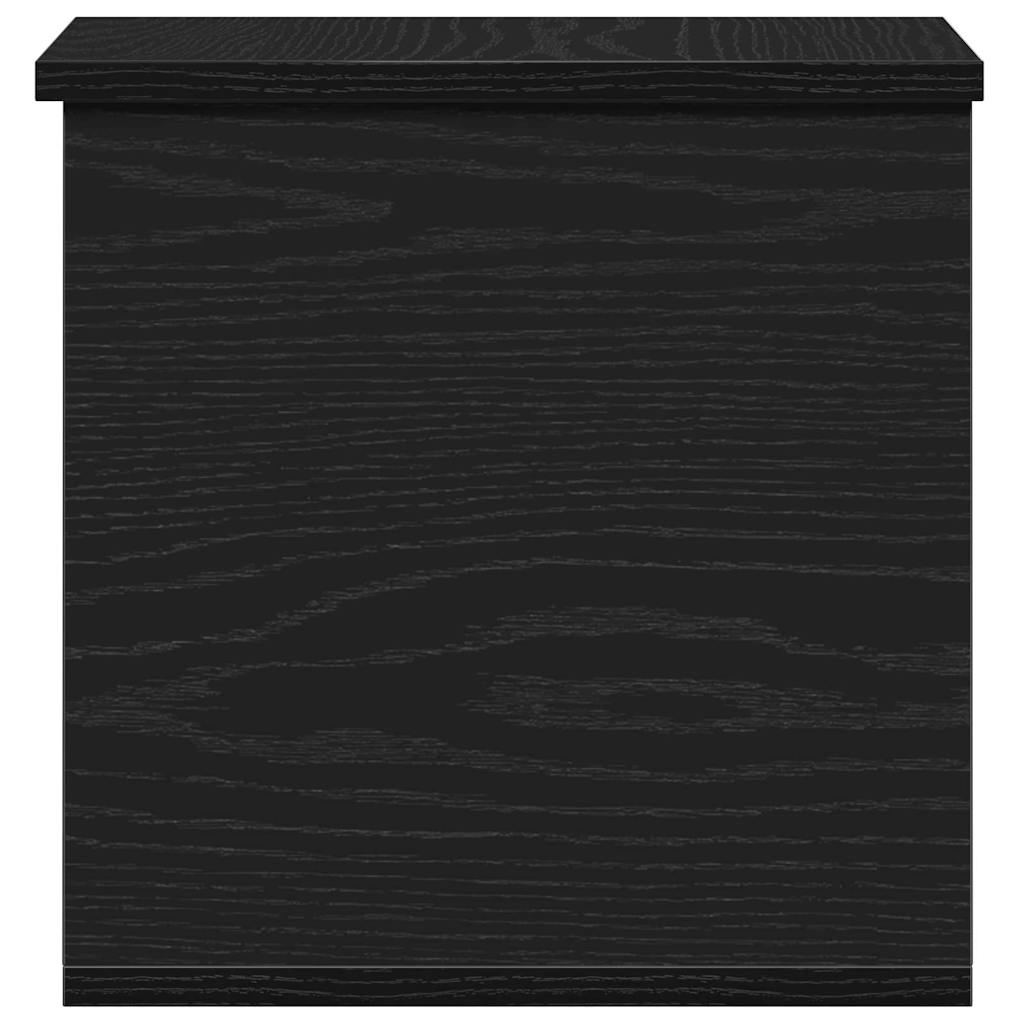 Storage Box Black Oak 30 x 35 x 35 cm Engineered Wood