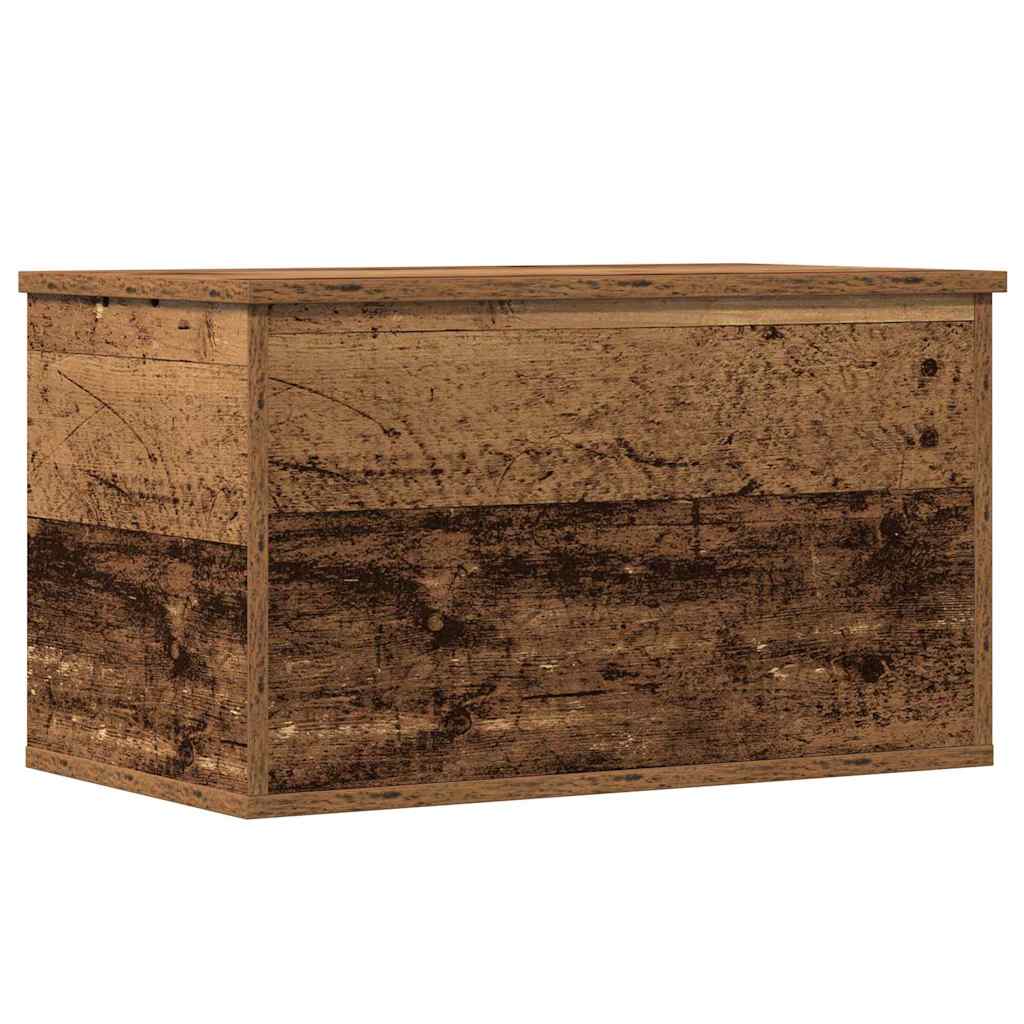 Storage Box Old Wood 60 x 35 x 35 cm Engineered Wood
