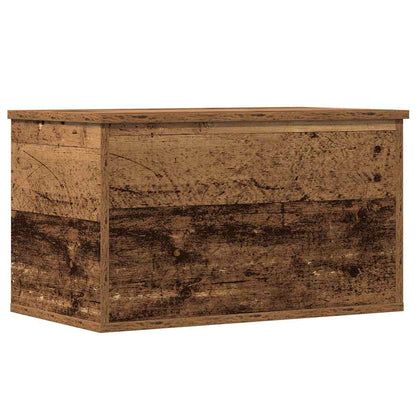 Storage Box Old Wood 60 x 35 x 35 cm Engineered Wood