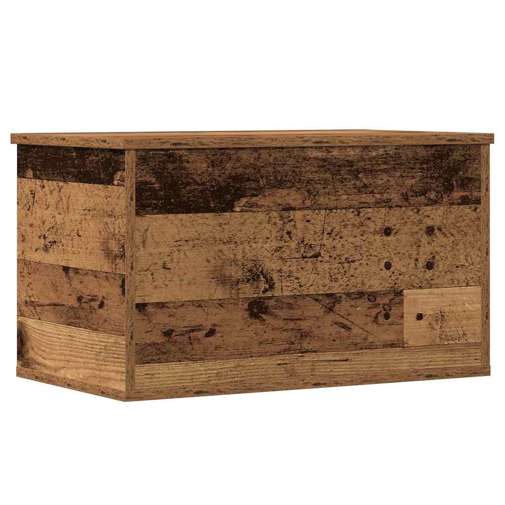 Storage Box Old Wood 60 x 35 x 35 cm Engineered Wood