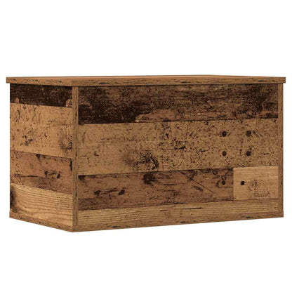 Storage Box Old Wood 60 x 35 x 35 cm Engineered Wood