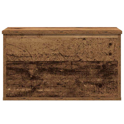 Storage Box Old Wood 60 x 35 x 35 cm Engineered Wood