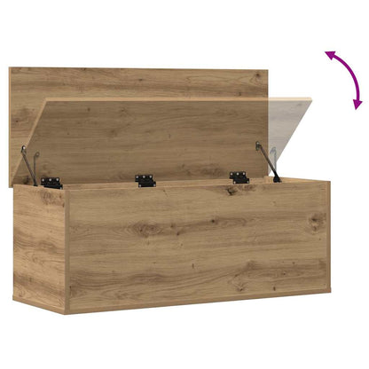 Storage Box Artisan Oak 90 x 35 x 35 cm Engineered Wood