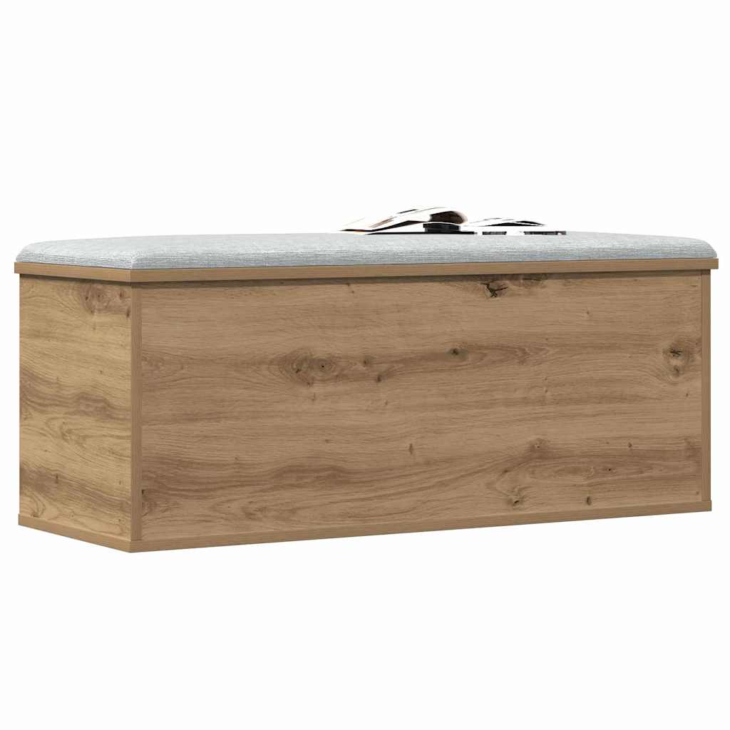 Storage Box Artisan Oak 90 x 35 x 35 cm Engineered Wood