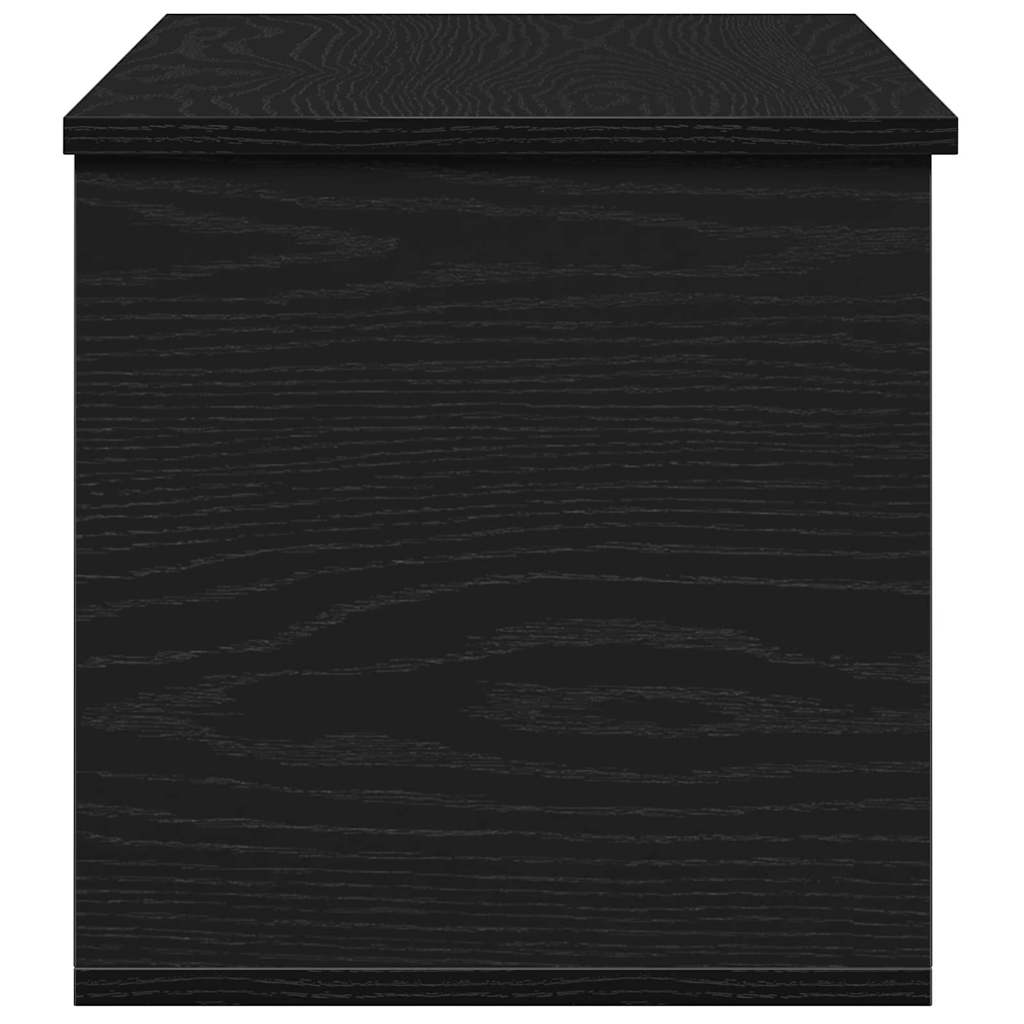 Storage Box Black Oak 90 x 35 x 35 cm Engineered Wood
