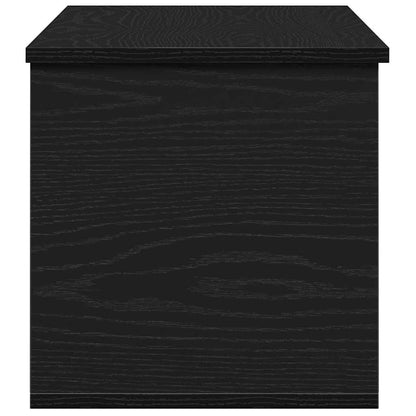 Storage Box Black Oak 90 x 35 x 35 cm Engineered Wood