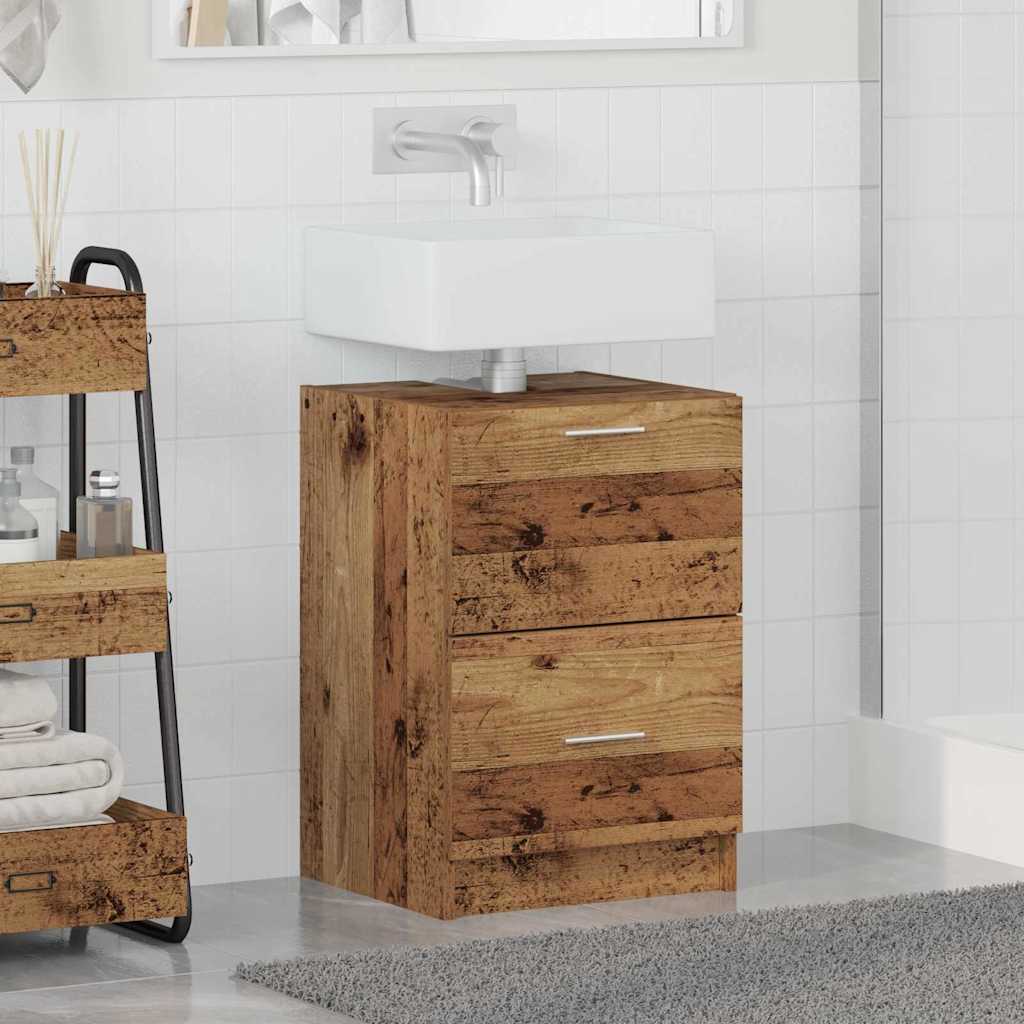 Bathroom Cabinet Old Wood 40 x 37 x 59 cm Engineered wood