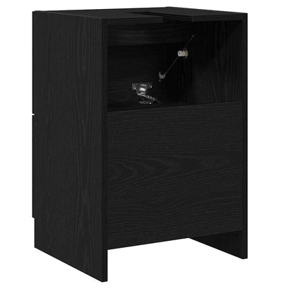 Bathroom Cabinet Black Oak 40 x 37 x 59 cm Engineered wood