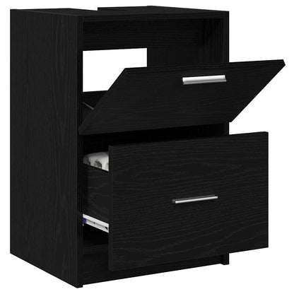 Bathroom Cabinet Black Oak 40 x 37 x 59 cm Engineered wood
