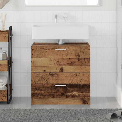 Bathroom Cabinet Old Wood 59 x 37 x 59 cm Engineered wood