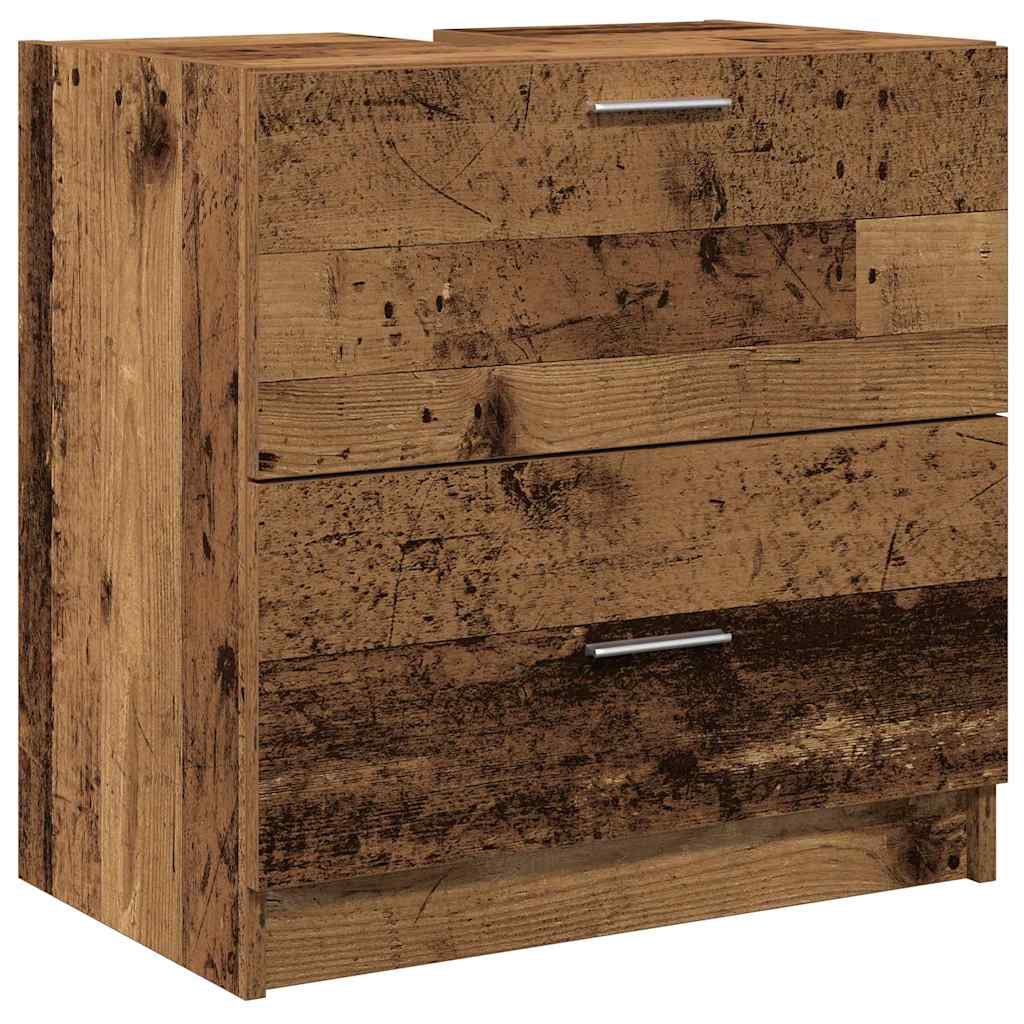 Bathroom Cabinet Old Wood 59 x 37 x 59 cm Engineered wood