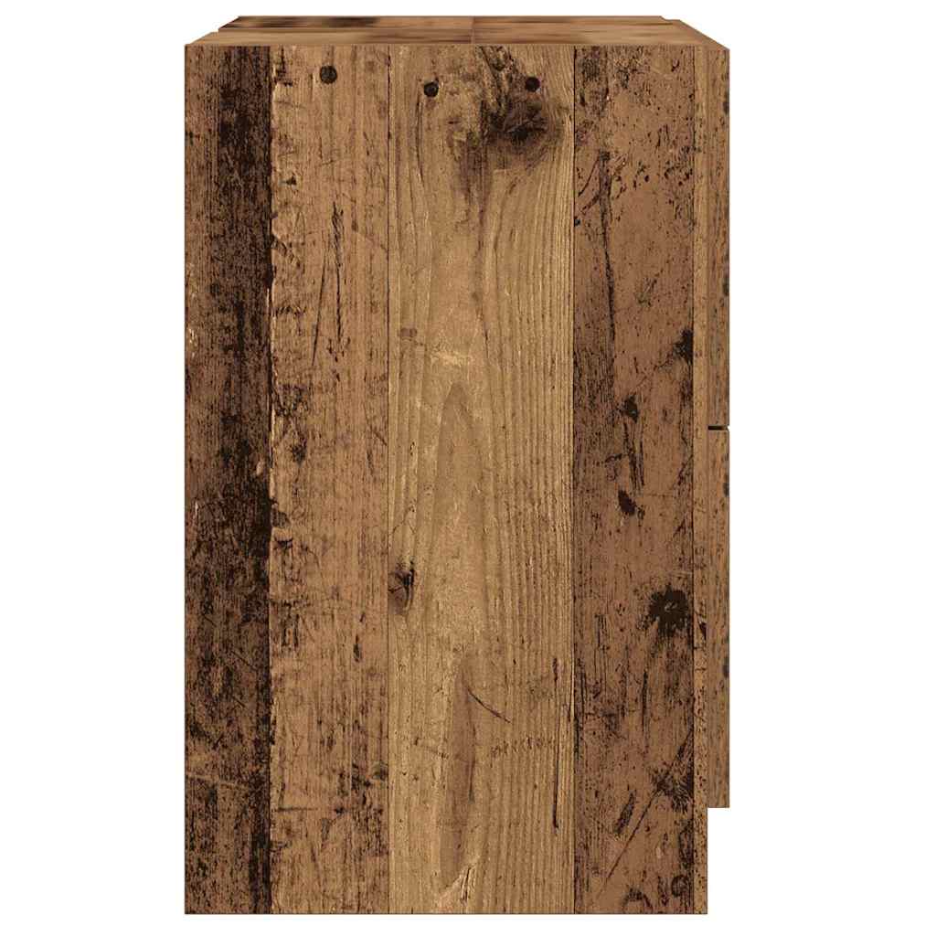 Bathroom Cabinet Old Wood 59 x 37 x 59 cm Engineered wood
